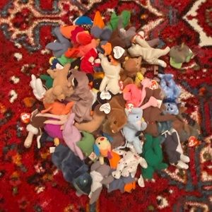 50Pack BeanieBabies With BuddyBag Colorful Plush